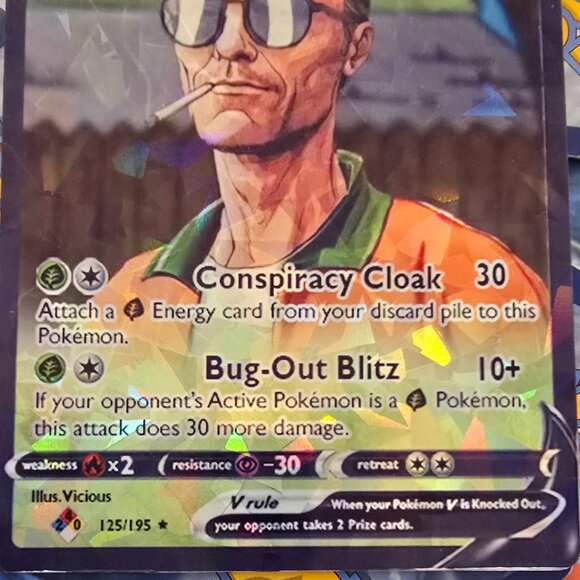 Dale Gribble Pokemon Card - King Of The Hill - V Basic Card - Picture 6 of 8
